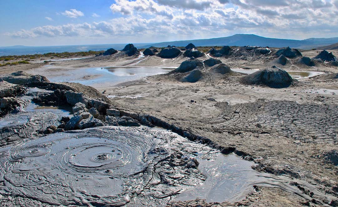 Mud volcanoes
